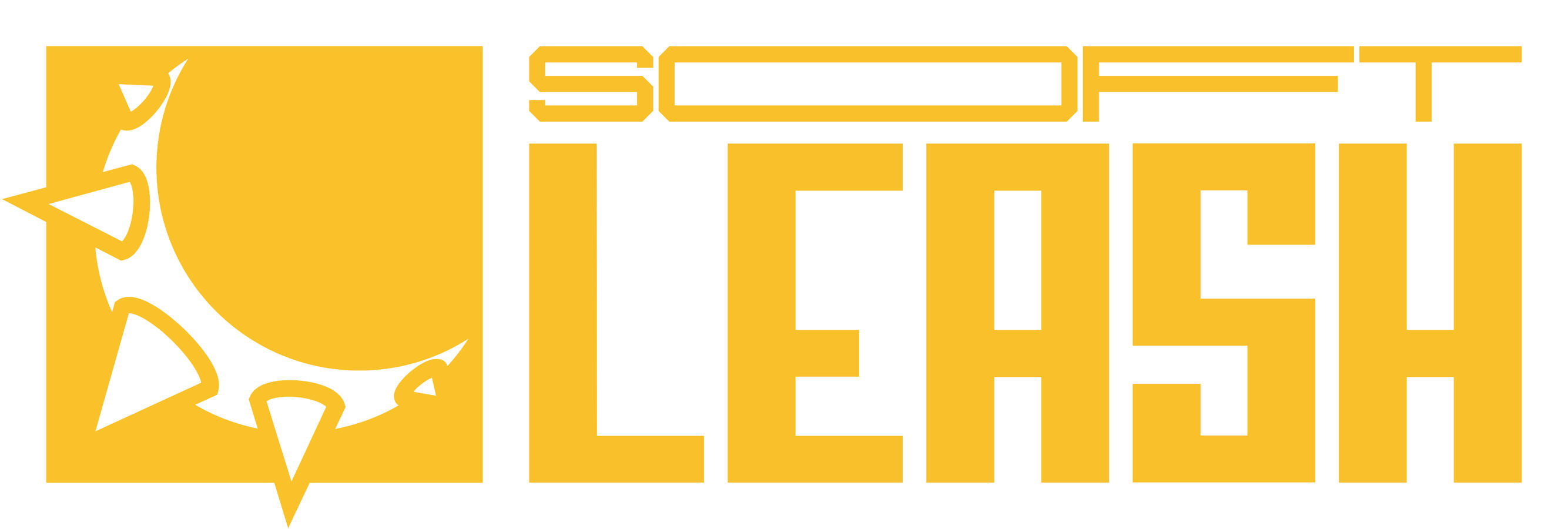 SoftLEASH - Full logo with the text.